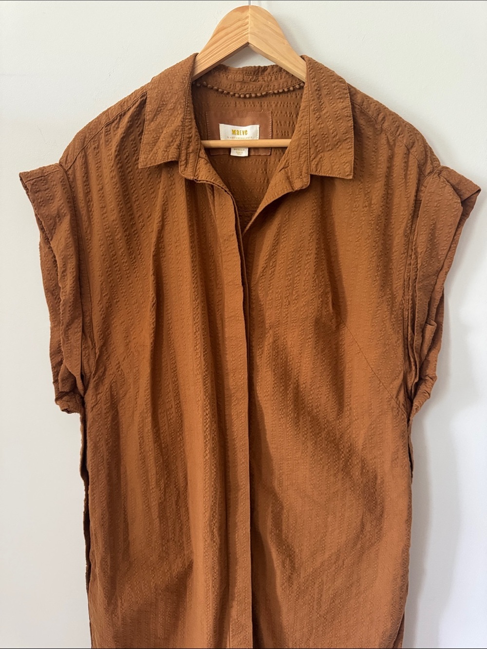 Anthropologie Maeve Side-Slit Relaxed Tunic Dress Size M - Picture 3 of 8